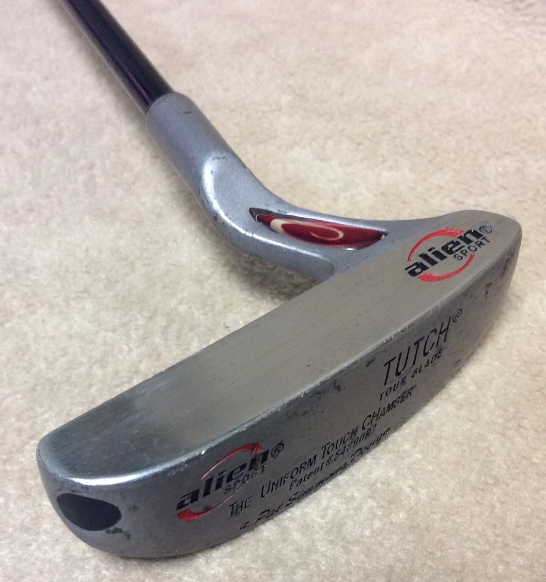 Putter Alien Sport Tutch Tour – Blade, Droitier, Manche Graphite, Grip D'origine