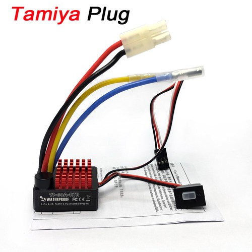 60A Electronic Speed Controllers Reusable for 1/10 1/12 RC Boat HSP Car RC Car Q - Picture 8 of 12