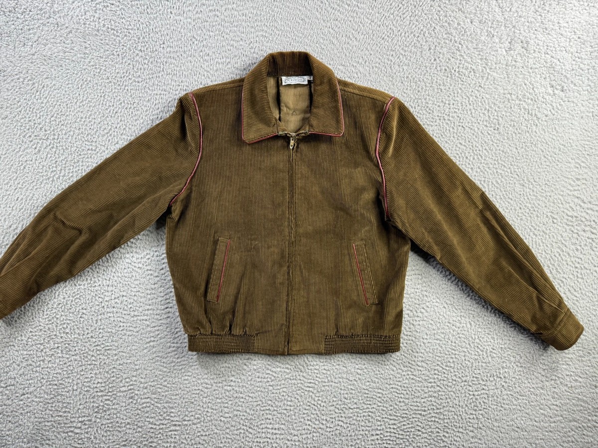 Vintage The Villager Jacket 12 Fits Sz Small 21x21 Corduroy
