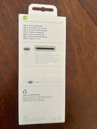 Apple USB-C to SD Card Reader - Afbeelding 2 van 3
