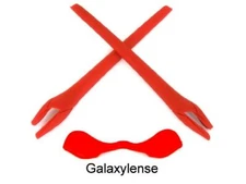 Galaxy Replacement Earsocks +Nose Pad For Oakley Radar EV Path/Pitch Red