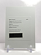 2022 Panini Flux Redemption Red Hot Stock Signatures /49 Andrew Nembhard
