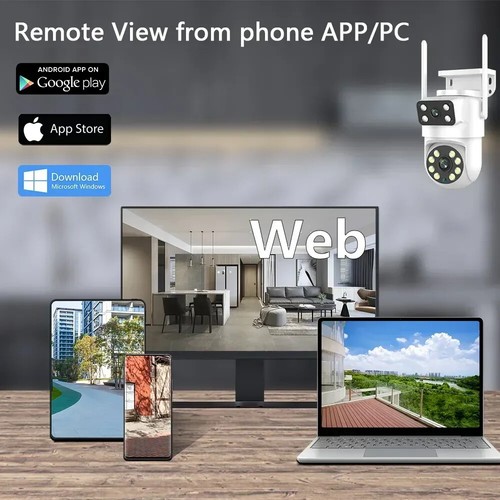 Tuya 4K 8MP Smart WIFI Camera Ai Human Auto Tracking Outdoor PIR Human Detection - Picture 18 of 25