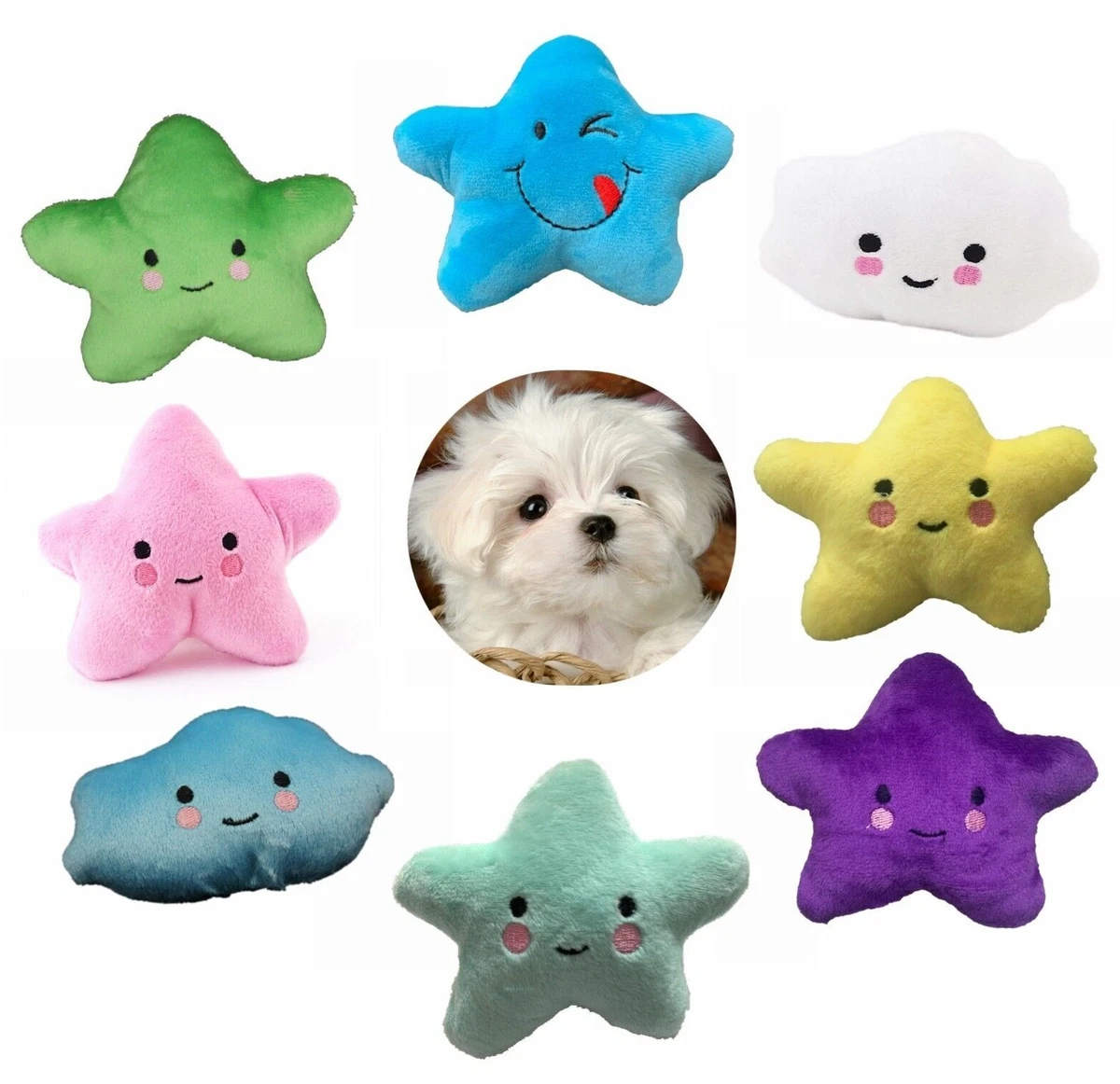 Plush dog hotsell toys with squeakers