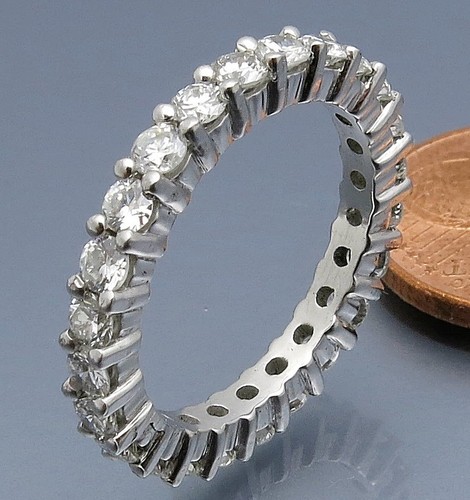 DISEÑO MADURO - ANILLO DE MEMORIA FINA - ORO BLANCO RODINIZADO 585 - Imagen 2 de 8