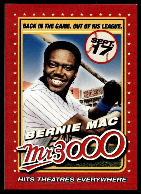 Mr. 3000 #NNO Bernie Mac Baseball Promo card