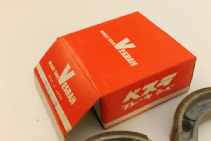 REPUESTO ZAPATAS DE FRENO HONDA CR125 SL100 SL125 TL125 XL100 XR75 NUEVO # 43120-331-670 Foto 4 de 4