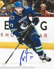VANCOUVER CANUCKS RADIM VRBATA SIGNED 8X10 PHOTO C W/COA 2015 NHL ALL STAR
