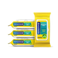 Preparation H Hemorrhoid Wipes With Witch Hazel 48 Count Pack Of 4