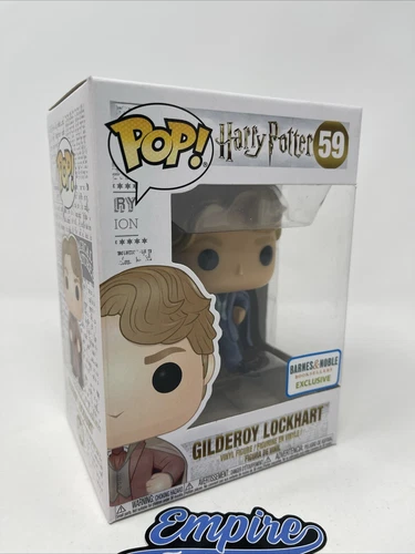Gilderoy Lockhart #59 Harry Potter Barnes & Noble Funko Pop! Free Shipping