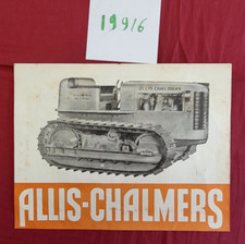 N° 19916 / Tracteur a chenilles  ; ALLIS-CHALMERS HD  / prospectus en francais