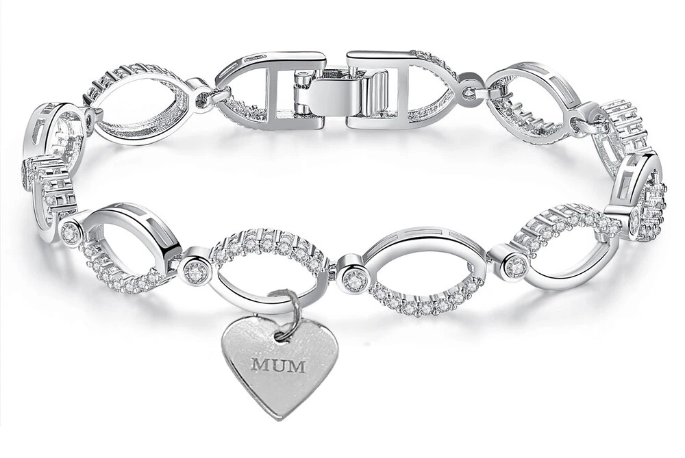 Swarovski crystal mum bracelet deals
