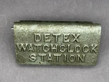 Vintage Detex Watchclock Station Watchman's Box Security Guard