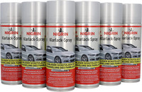 Nigrin Acryl Klarlack GläNzend Lackspray Autolack Karosserie Felgen 6 X 400 Ml