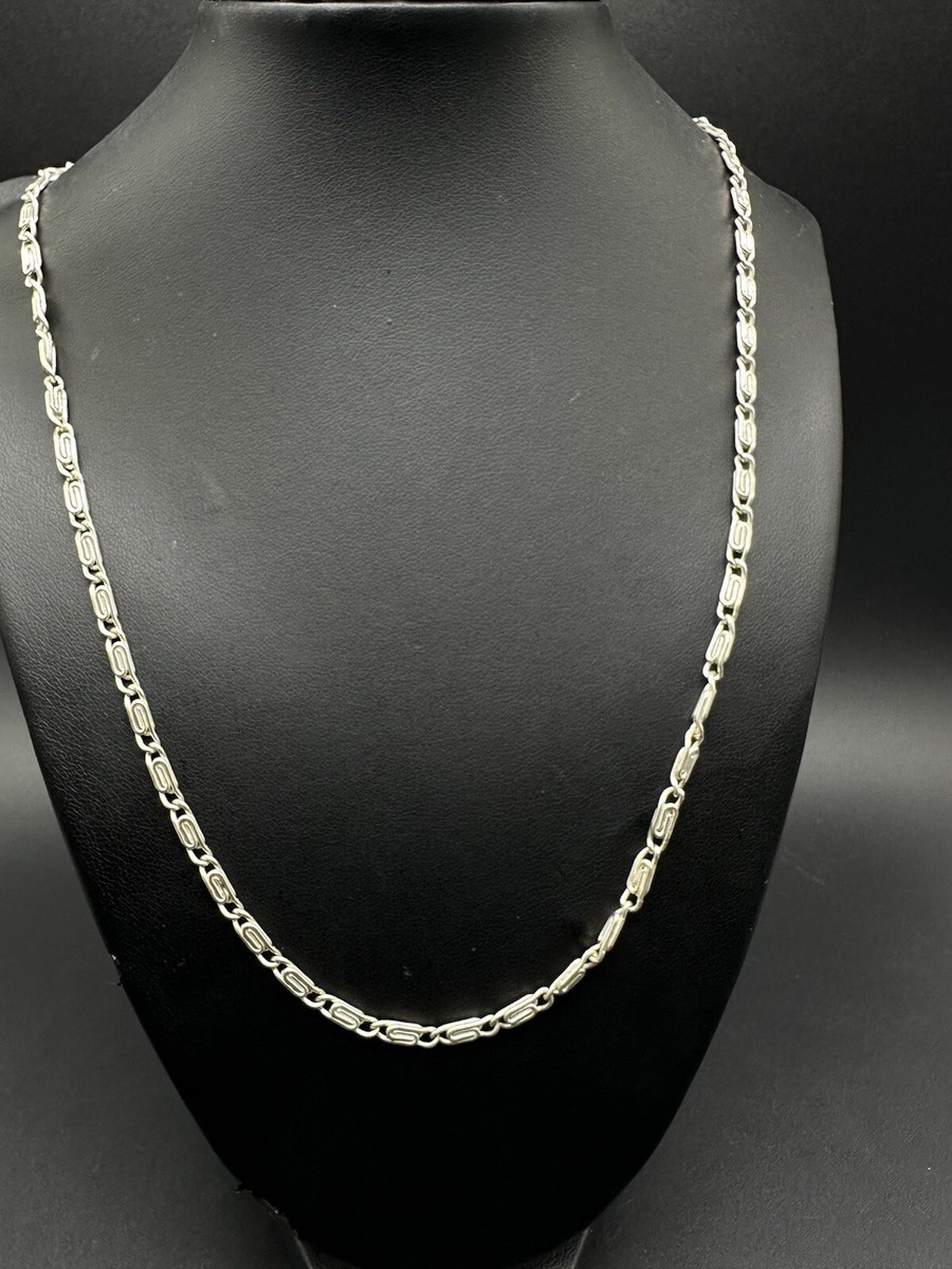 Silver Necklace S CURB CHAIN Silver 925 Solid 24” 18” | eBay