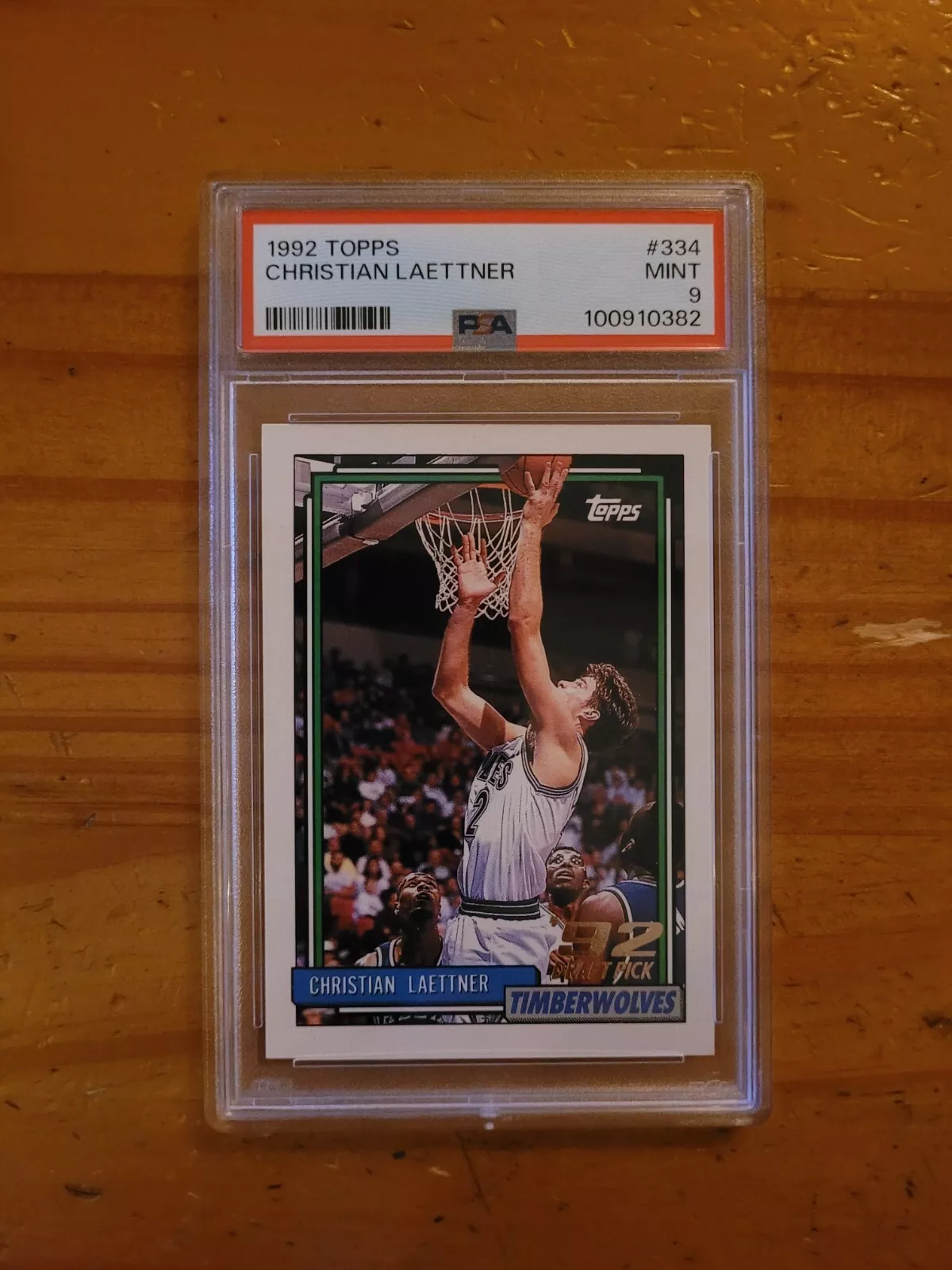 Christian Laettner trading card