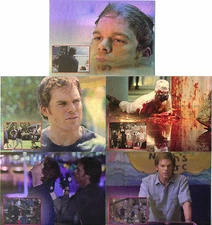 DEXTER SEASON 1 & 2 (Breygent) Complete BEHIND THE SCENES Chase Card Set (5)