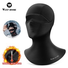 WEST BIKING Winter Fleece Balaclava Hat Mask Ski Cycling Headgear Cap Scarf
