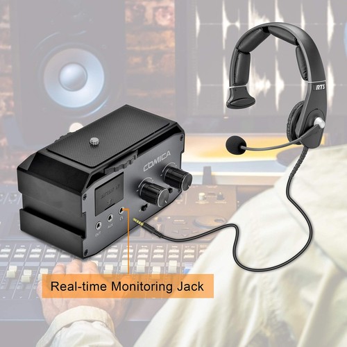 Comica CVM-AX3 Audio Mixer, Dual XLR/3.5mm/6.35mm Mic Preamp 9V Phantom Power... - Picture 4 of 7