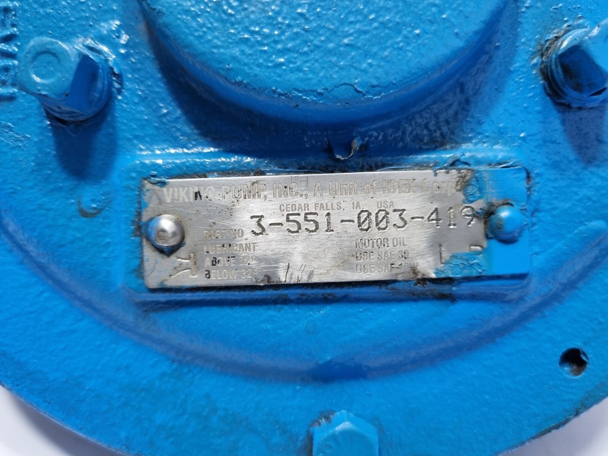ミポリン3 Viking Pump 3-551-003-419 Helical Gear Reducer | eBay
