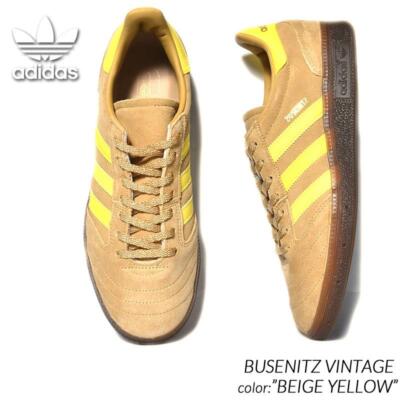 Adidas Originals Busenitz Vintage Skateboarding Shoes in Beige Yellow Size 8 s-l500.jpg main image 2