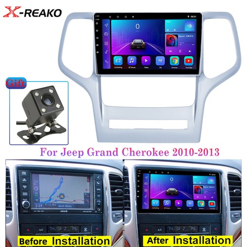 For 2011-13 Jeep Grand Cherokee GPS Nav Android 11 Car Radio Stereo Carplay WiFi - Picture 1 of 6