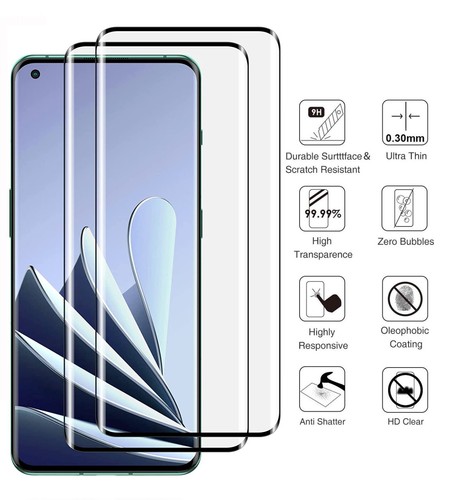 Wholesale Lot 5x 10x 20x Full Cover Tempered Glass Screen Protector for OnePlus - Picture 3 of 14