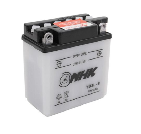 Batterie YB3L-B Yamaha DT 80 idéale pour la restauration de moto vintage