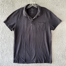 Mack Weldon Shirt Men's XL Blue Polo Activewear Golf Short Sleeve Activewear