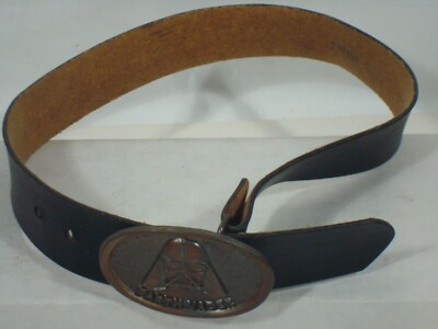 Vintage 1977 Star Wars Darth Vader Belt Buckle The Leather  display picture 3