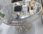 Mirror Cake Stand Tray Crushed Diamond Wedding Desert Holder Sweet Display Gift