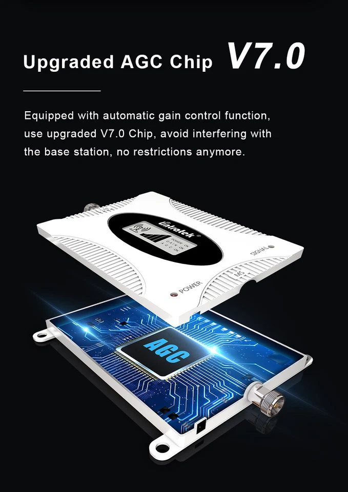 Lintratek 1800MHZ Cell Phone Signal Booster 3/4G DCS Band 3 Repeater Data Voice - Image 2 of 4