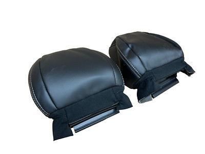 New OEM Take Off Leather HEAD REST Covers Fits 2015-2023 Mustang S550