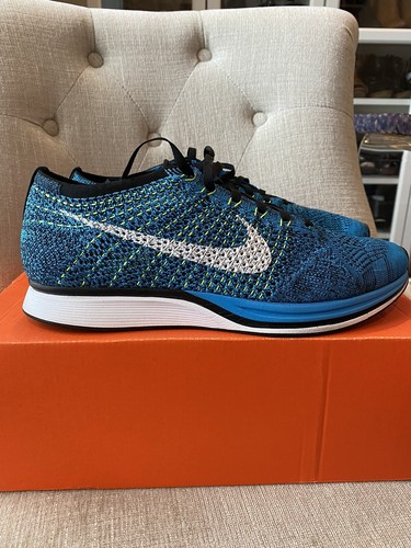 Nike Flyknit Racer Blue Glow Cactus 