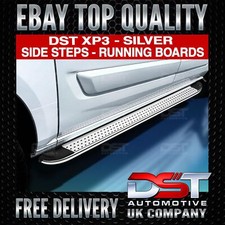 Pearl Silver Running Board Side Steps For Range Rover Vogue (P38A) SUV 94-01