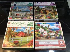 Master Pieces 300/1000 Pc Jigsaw Puzzles Lot Of 4 Estate Hundreds Available