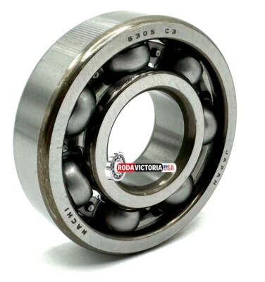 NACHI 6305 C3 BALL BEARING, OPEN TYPE, NO SEALS 25x62x17 mm (NO