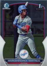 2023 1st Bowman Chrome #BCP-55 Mairoshendrick Martinus