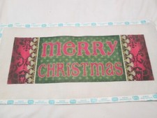 MERRY CHRISTMAS-LANI-HANDPAINTED NEEDLEPOINT CANVAS