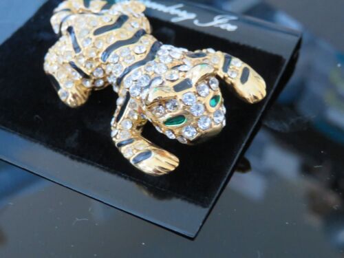 Broche/pin de tigre firmado por hielo Eisenberg - Imagen 2 de 2