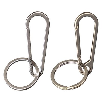 Camping Hiking Alloy Keychain Multipurpose Carabiner Clip Key Holder