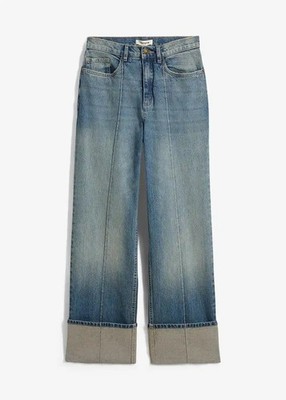 Loose Straight-Jeans High Waist Gr. 44 Hellblau Damenjeans Pants Neu*