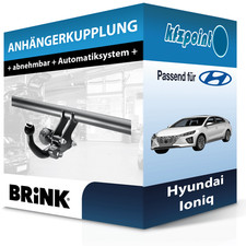 Für Hyundai Ioniq 03.2016-07.2022 BRINK Anhängerkupplung abnehmbar neu