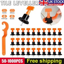 300PCS Floor Wall Tile Levelling System Leveler Tools Kit Reusable Construction