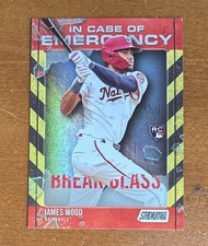 2025 Topps Stadium Club In Case of Emergency Insert ICE-11 James Wood Nationals
