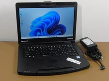 Panasonic Toughbook CF-54 Touch Webcam i5 7300u 256GB M.2 SSD / 1TB 16GB W11 Pro