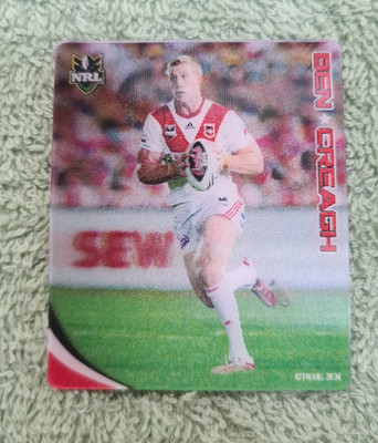 #H2-1.     2010  RUGBY LEAGUE  TAZO -  #61  BEN CREAGH,  ST GEORGE ILLAWARRA