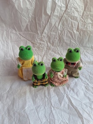 Sylvanian Families Vintage Bullrush Froschfamilie guter Zustand