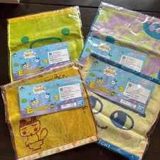 Tamagotchi Hand Towels 4Pc Set Collaboration 14 Rare Fun Soft