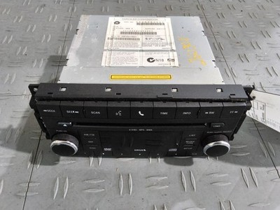 2009-2010 Dodge Avenger Radio AM FM 6 Disc DVD MP3 Face Plate ID REQ